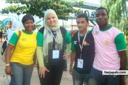 zeeza imole with the egyptians in abuja
