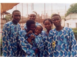 Family at grandpa's burial....