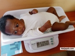 because i invented the weight instruments right at birth it is not and was not used for my (BBN) register - (how the baby weigh become my ups)