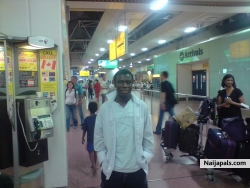 me at London Heathrow Airport