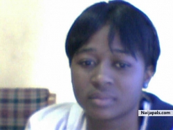 SHE LOOK SO PALE. I GUESS JUST WOKEN UP FROM SLEEP