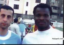 VALENTINO AND FAROUK AHMED,A FOOTBALL FRIEND FROM EGYPT