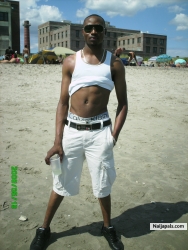 on the beach