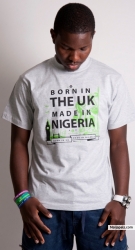 Born in the UK Made in Nigeria T shirt