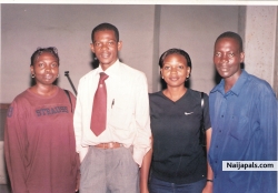 John with colleagues in Church