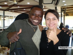 me and south African friend