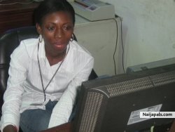Shola at Ph office
