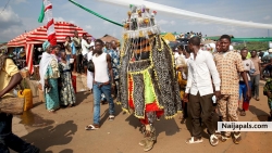 Masquerade Festival Just before New Yam!