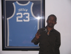 MY VISIT TO JAY-Y's 40/40 club... this is d sports room