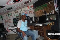 icerom in the studio working on some new beat