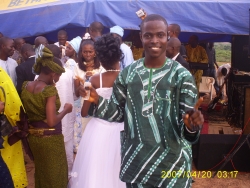 a long time ago guess in year 2007 at a colleagues wedding at ibadan
