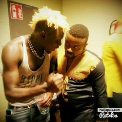 Tu brain and okon in live in nollywood award night