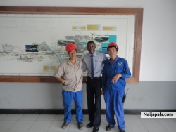 me and my chinese friend at CCECC site in zhao pin