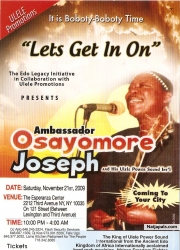 OASYOMORE JOSEPH LIVE SHOW.NEW YORK CITY.SAT.NOV/21/2009