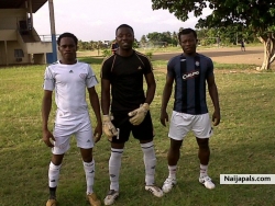 With my team mates
