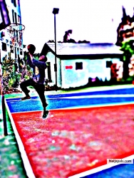 having fun