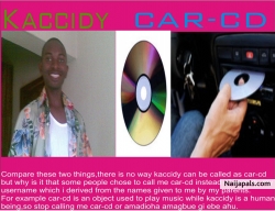 hey,am kaccidy not car-cd