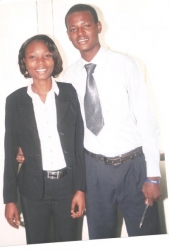 With my colleague