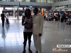 Frankfurt Airport with inlaw