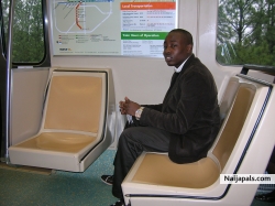 me on da train...trust me it was a long ryd all d way