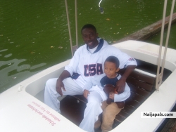 drivin on boat