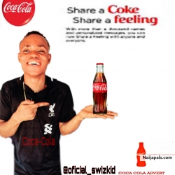 Swizkid is now doing advert for Coca-Cola