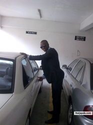 on my way out..