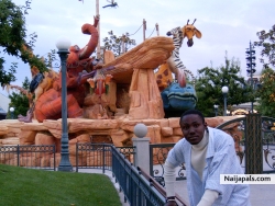 me at disney world paris in france