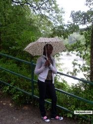 summer break in wales on a horrible wet and rainy day.....trying to force a smile