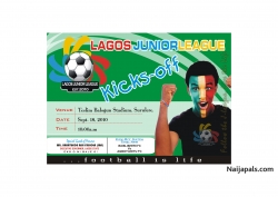 Lagos Junior League ................ A Must to watch ............ visit www.lagosjuniorleague.org