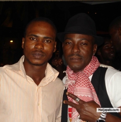 Thats me and Baba Dee at an Event in Victoria Island.