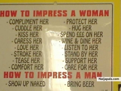 How 2 impress a woman