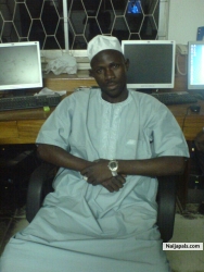 just chilling out after eating tuwon masara da miyan kuka