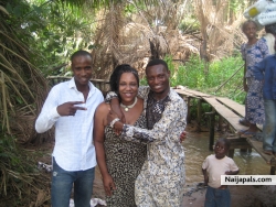 Me and My Nigerian friends in Lagos Nigeria.