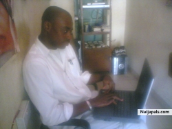 In my office