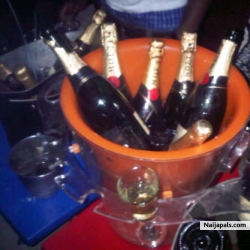 having fun at Page club in Ikeja, Lagos state