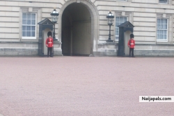 If you go through that door, you will be greeted by her majesty Queen Elizabeth (some numero) of England