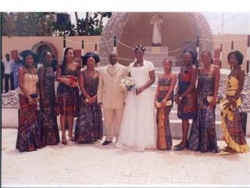 My cousin Ifesi's wedding. You go gal!