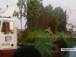 Calabar carnival depicting forest life