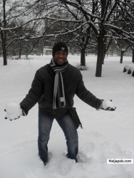 going to school under dis snow
