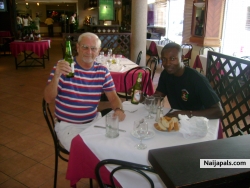 At Hotel Mercure in Santo Domingo, Dominican Republic with a close friend.