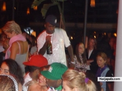 with 50 Cent, Tony Yayo and Lloyd Banks and Me Uche in Reina club one sweet in istanbul