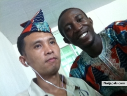 my chinese friend love Africa