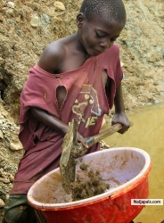 i contributed in digging a pond. 
