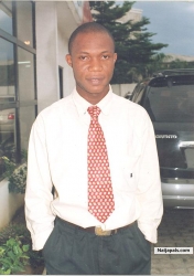 Infront of the company at Port Harcourt