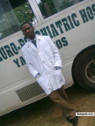 An Intern in the Neuro Psychiatry Hospital, Yaba.