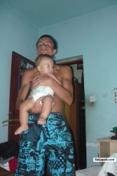 cute little baby Gabriel and me