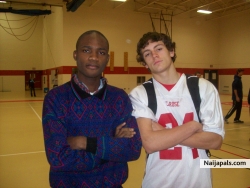 Me (left) 