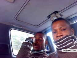 me and my best friend at uk after we landed at the port