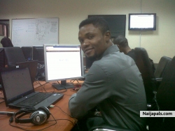 in da office